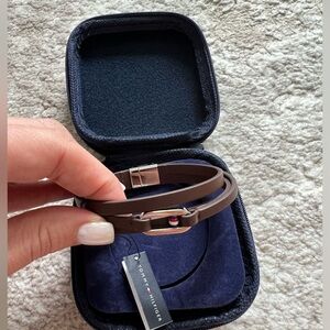 Tommy Hilfiger men’s leather bracelet